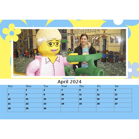 Happy Days Desktop Calendar (any Year) 8 5x6 By Deborah Apr 2024