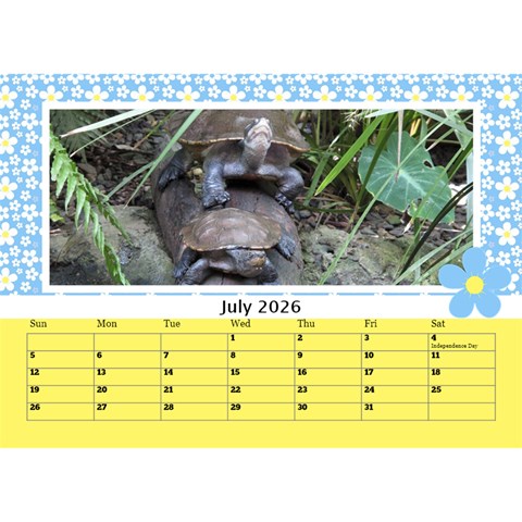 Happy Days Desktop Calendar (any Year) 8 5x6 By Deborah Jul 2026