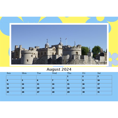 Happy Days Desktop Calendar (any Year) 8 5x6 By Deborah Aug 2024