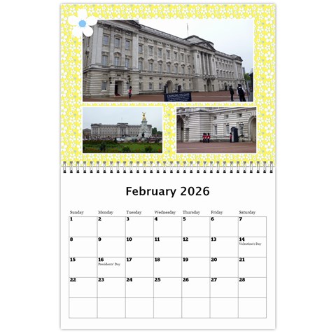 Sunny Days Wall Calendar By Deborah Feb 2026