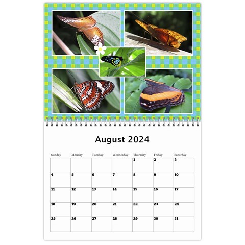 Sunny Days Wall Calendar By Deborah Aug 2024