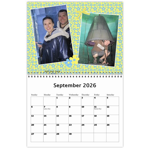Sunny Days Wall Calendar By Deborah Sep 2026