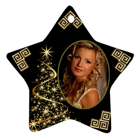 Sparkle Of Christmas Star Ornament By Deborah Front