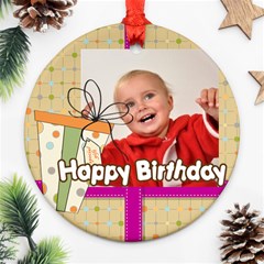 happy birthday - Ornament (Round)