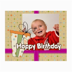 happy birthday - Small Glasses Cloth