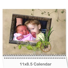 2024 French Garden Vol1 - Wall Calendar 11x8.5 (12Months) - Wall Calendar 11  x 8.5  (12-Months)