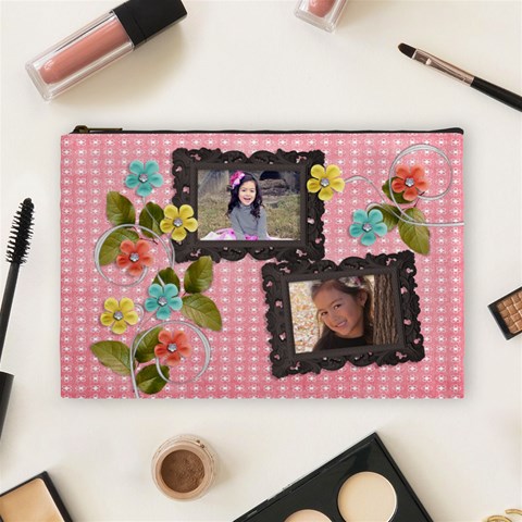 Cosmetic Bag (l) : Days Of Summer 2 By Jennyl Front