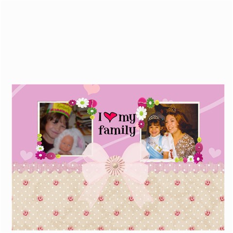 I Love My Family Bucket Bag By Kimmy Front