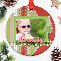 xmas - Round Ornament (Two Sides) xmas - Round Ornament (Two Sides)
