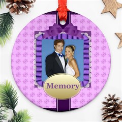 memory - Round Ornament (Two Sides)