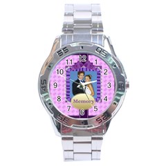 memory - Stainless Steel Analogue Watch