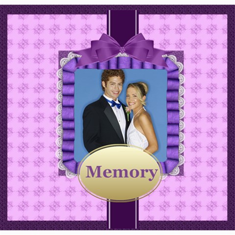 Memory By Joely 8 x8  Scrapbook Page - 1