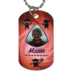 RedNinjaTag2 - Dog Tag (Two Sides)