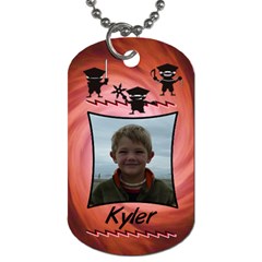 RedNinjaTag3 - Dog Tag (Two Sides)