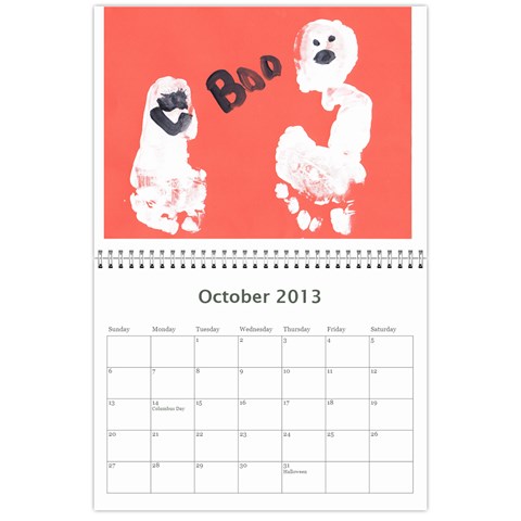 Calendar2013 By Jennifer Gageby Oct 2013