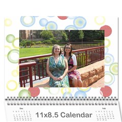 Calendar for Mom & Papa 2013 - Wall Calendar 11  x 8.5  (12-Months)