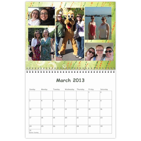 Calendar For Mom & Papa 2013 By Carrie Wardell Mar 2013