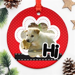 hi - Ornament (Round)