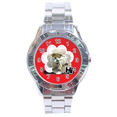 hi - Stainless Steel Analogue Watch