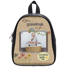 Off to Grandmas Overnight Bag (School bag small) - School Bag (Small)