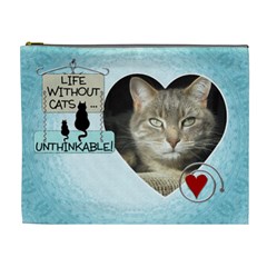 Cats XL Cosmetic Bag - Cosmetic Bag (XL)