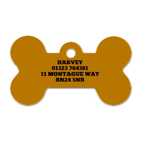 Harvey Dog Tag By Jerry Front