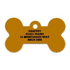 HARVEY DOG TAG - Dog Tag Bone (One Side)