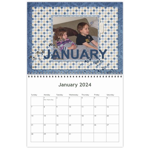 2024 Calendar By Martha Meier Jan 2024