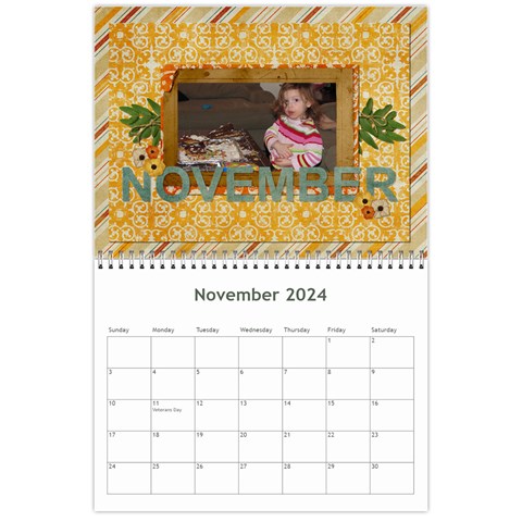 2024 Calendar By Martha Meier Nov 2024