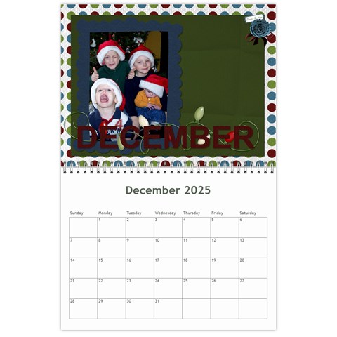2025 Calendar By Martha Meier Dec 2025
