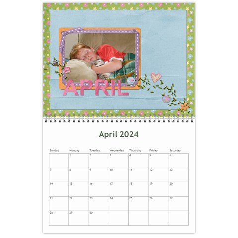 2024 Calendar By Martha Meier Apr 2024