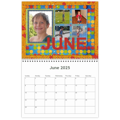 2025 Calendar By Martha Meier Jun 2025