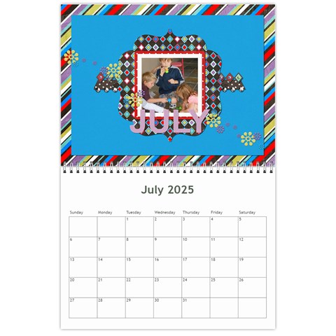 2025 Calendar By Martha Meier Jul 2025