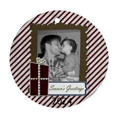 2024 ornament 1 - Ornament (Round)