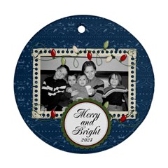2024 ornament 3 - Ornament (Round)
