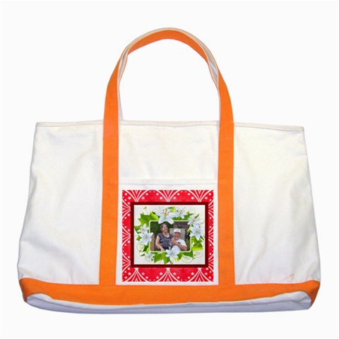 Lily Frame Two Tone Tote Bag By Kim Blair Front