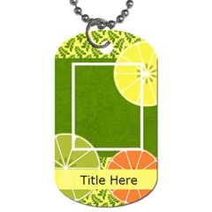 Summer Cooler Dog Tag - Dog Tag (One Side)