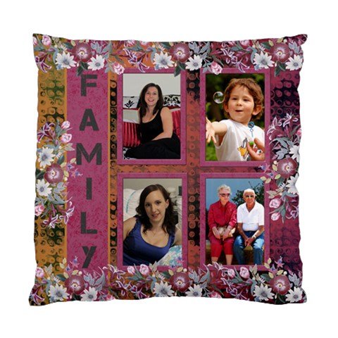 My Family Cushion Case By Deborah Front