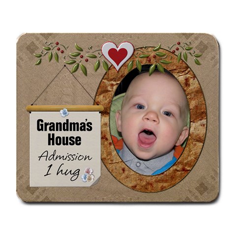 Grandmas House Large Mousepad By Lil Front