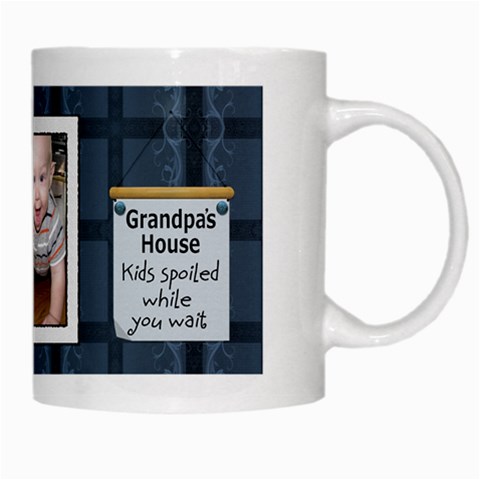 Grandpa Spoils Me Mug By Lil Right