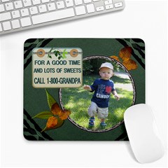 Call Grandpa Large Mousepad