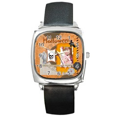 halloween - Square Metal Watch