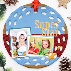 super star - Ornament (Round Filigree)