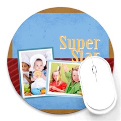 superstar - Round Mousepad