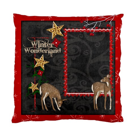 Winter Wonderland Single Sided Pillow Case By Catvinnat Front