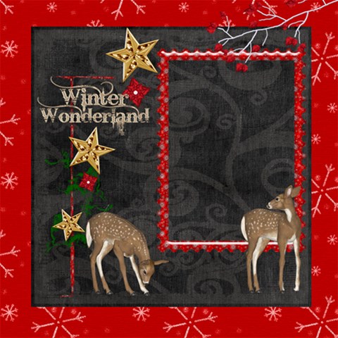 Winter Wonderland 8 X 8 Scrapbook Pages By Catvinnat 8 x8  Scrapbook Page - 2