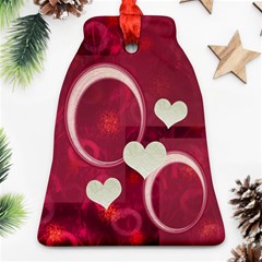 Love Pink Bell Ornament - Ornament (Bell)