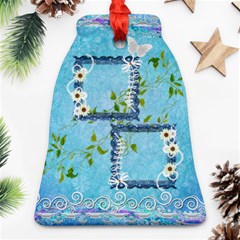 Spring Blue Love Bell Ornament - Ornament (Bell)