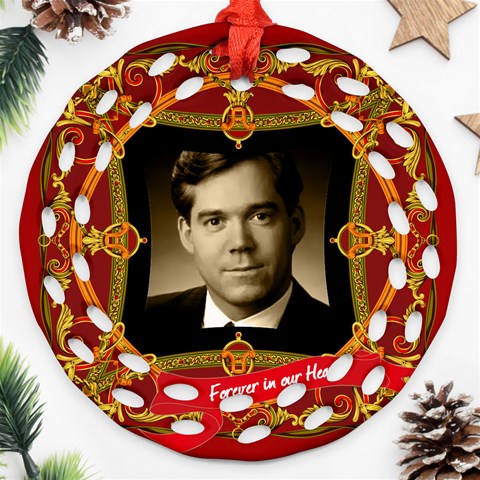 David  Christmas Ornament 2012 By Pat Kirby Front