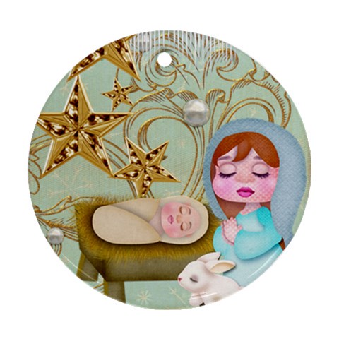Little Jesus Double Sided Ornament By Catvinnat Front